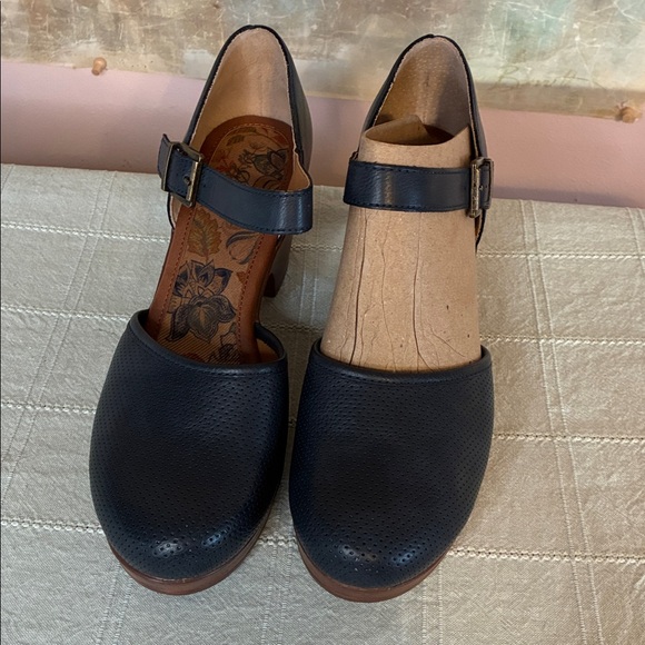 b.o.c. Navy and Brown Leather Slip-On Shoes - Picture 3 of 8